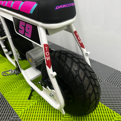 EBOX Dragster 2.0kw Electric Bike - White - Image 3