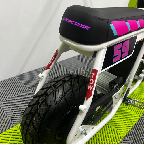 EBOX Dragster 2.0kw Electric Bike - White - Image 8