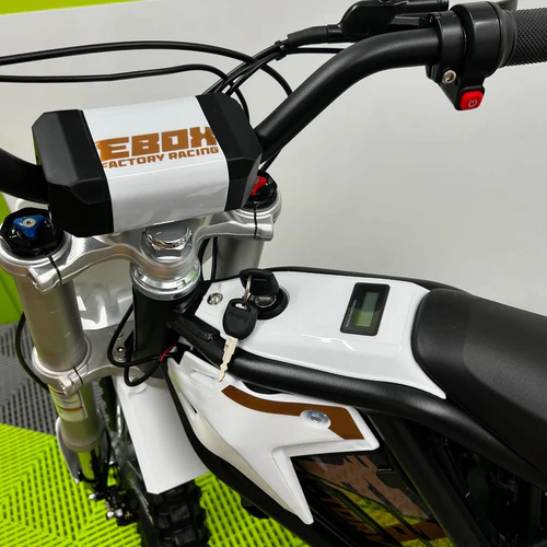 EBOX V2 2.0kw Electric Offroad Bike - White - Image 5
